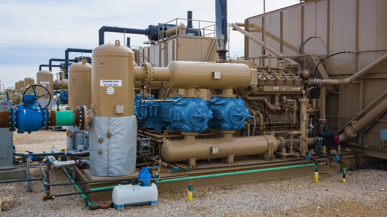 A Sandero compressor station in New Mexico
