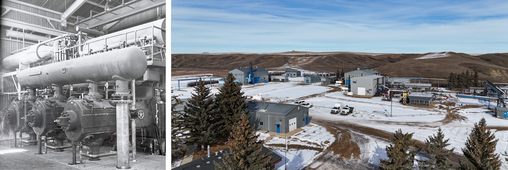 Planta de almacenamiento de gas natural de ATCO Enpower en Alberta, Canadá.