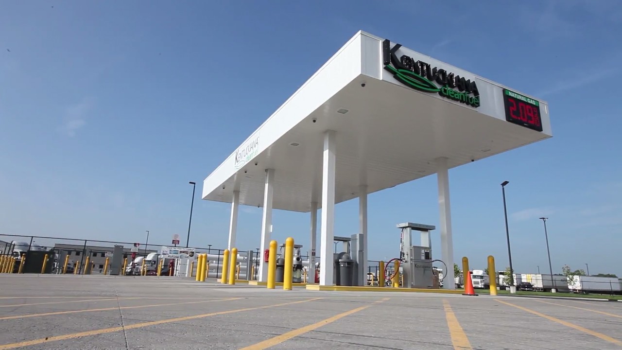 The Kentuckiana Cleanfuel CNG Station in Sharonville, Ohio