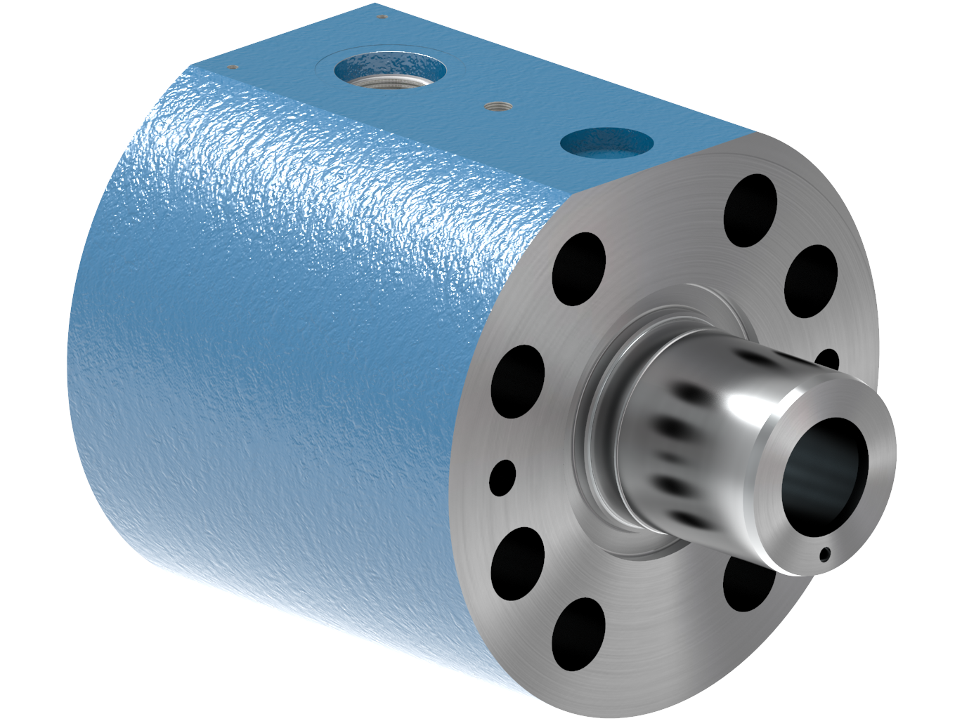 A rendering of a Cylinder Part from the KB100